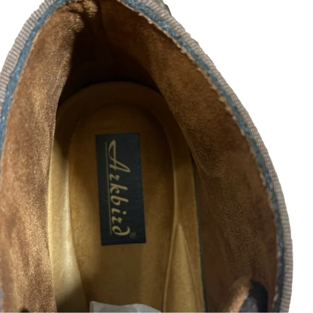 Arkbird Leather Chukka Oxfords Brown Tan Size 13 NWOT